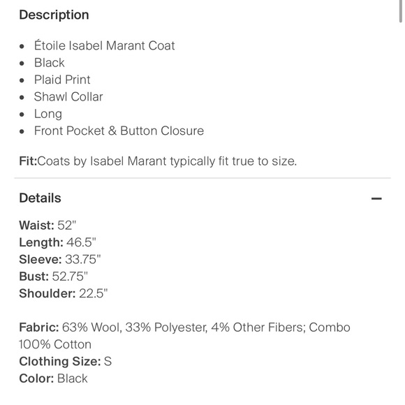 Isabel Marant Plaid Checkered Duster - Picture 8 of 9